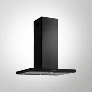 CANARY DHC BF 90 IS B – Island Chimney, Round Edges, Touch Controls with Digital Display