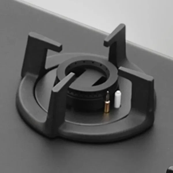 CRYSTAL NOIR 823- 3 Burners Built-in Hob with Frosted Crystal Black Glass Finish - Image 7