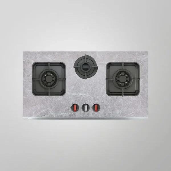 MARMOR 823- 3 Full Brass High Efficiency Burners Built in Hob, FFD Feature - Image 7