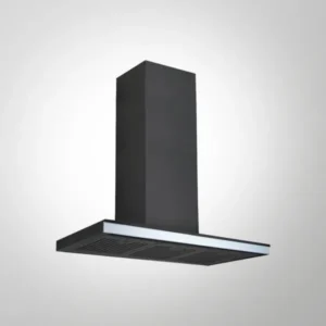 VISTOSI LX DHC 90 BLK (IS) Chimney with Backlit Front Glass